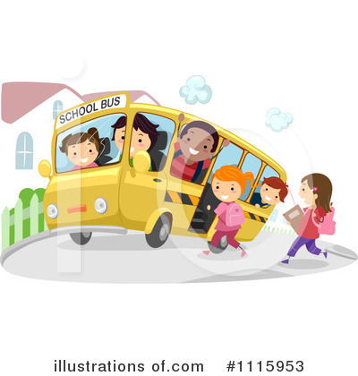 Bus Clipart #1115953 by BNP Design Studio