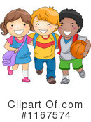 School Children Clipart #1167574 by BNP Design Studio