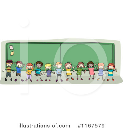 Royalty-Free (RF) School Children Clipart Illustration by BNP Design Studio - Stock Sample #1167579