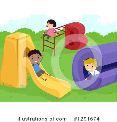Royalty-Free (RF) School Children Clipart Illustration by BNP Design Studio - Stock Sample #1291674