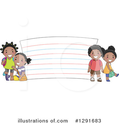 Royalty-Free (RF) School Children Clipart Illustration by BNP Design Studio - Stock Sample #1291683