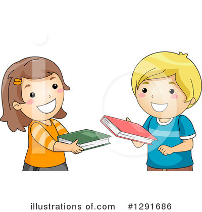 Royalty-Free (RF) School Children Clipart Illustration by BNP Design Studio - Stock Sample #1291686