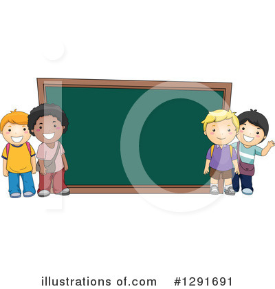 Royalty-Free (RF) School Children Clipart Illustration by BNP Design Studio - Stock Sample #1291691
