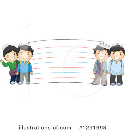 Royalty-Free (RF) School Children Clipart Illustration by BNP Design Studio - Stock Sample #1291693