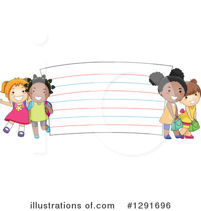Royalty-Free (RF) School Children Clipart Illustration by BNP Design Studio - Stock Sample #1291696