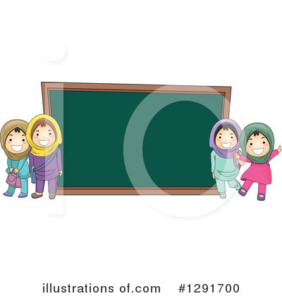 Royalty-Free (RF) School Children Clipart Illustration by BNP Design Studio - Stock Sample #1291700