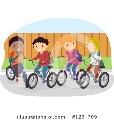 Royalty-Free (RF) School Children Clipart Illustration by BNP Design Studio - Stock Sample #1291709