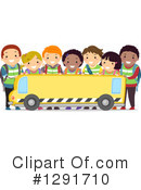 School Children Clipart #1291710 by BNP Design Studio
