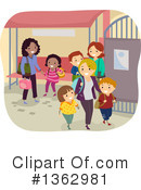 School Children Clipart #1362981 by BNP Design Studio