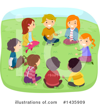 Royalty-Free (RF) School Children Clipart Illustration by BNP Design Studio - Stock Sample #1435909