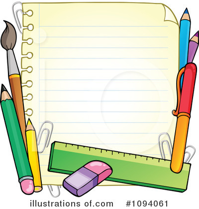 Ruled Paper Clipart #1094061 by visekart