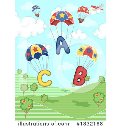 Skydiving Clipart #1332168 by BNP Design Studio