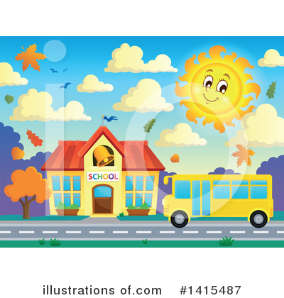 Royalty-Free (RF) School Clipart Illustration by visekart - Stock Sample #1415487