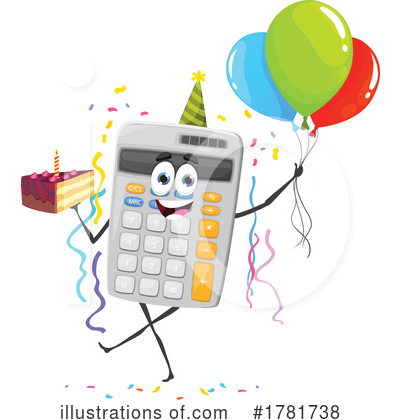 Calculator Clipart #1781738 by Vector Tradition SM