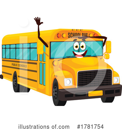 Bus Clipart #1781754 by Vector Tradition SM