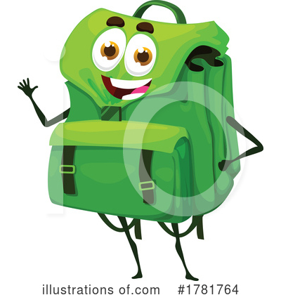 Backpack Clipart #1781764 by Vector Tradition SM
