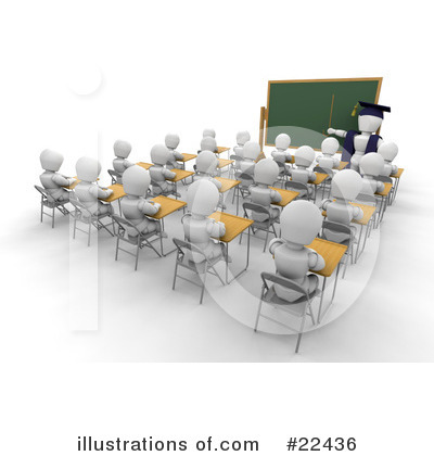 Class Room Clipart #22436 by KJ Pargeter
