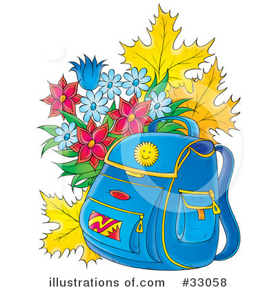 Backpack Clipart #33058 by Alex Bannykh