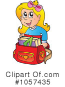 School Girl Clipart #1057435 by visekart