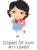 School Girl Clipart #1112400 by BNP Design Studio