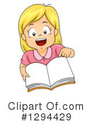 School Girl Clipart #1294429 by BNP Design Studio