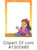 School Girl Clipart #1300985 by visekart