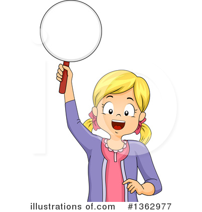 Royalty-Free (RF) School Girl Clipart Illustration by BNP Design Studio - Stock Sample #1362977