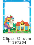 School Girl Clipart #1397264 by visekart
