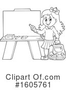 School Girl Clipart #1605761 by visekart