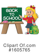 School Girl Clipart #1605765 by visekart