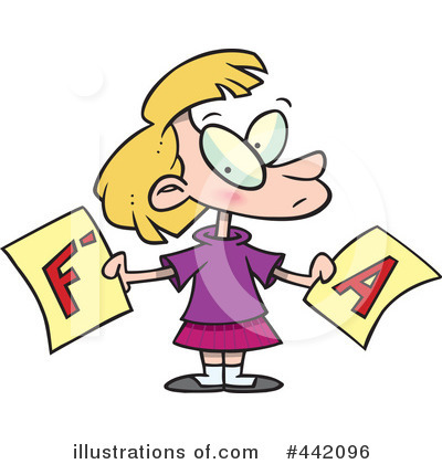 Report Card Clipart #442096 by toonaday