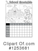 School Timetable Clipart #1253681 by visekart