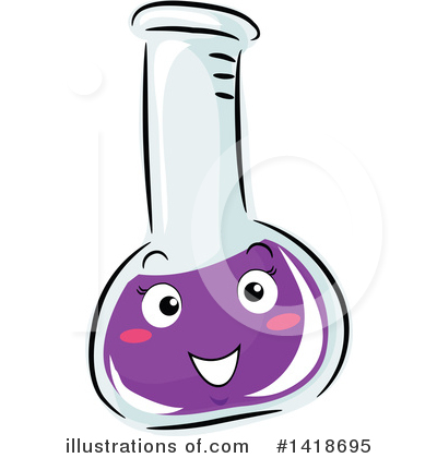 Laboratory Flask Clipart #1418695 by BNP Design Studio