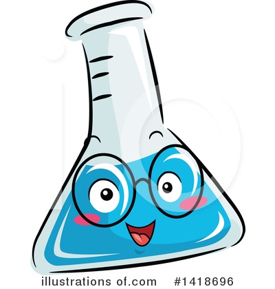 Laboratory Flask Clipart #1418696 by BNP Design Studio