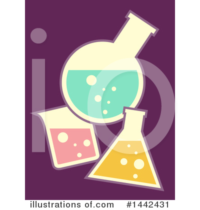 Laboratory Flask Clipart #1442431 by BNP Design Studio