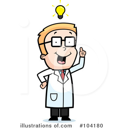 Royalty-Free (RF) Scientist Clipart Illustration by Cory Thoman - Stock Sample #104180