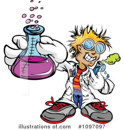 Mad Scientist Clipart #1097097 by Chromaco