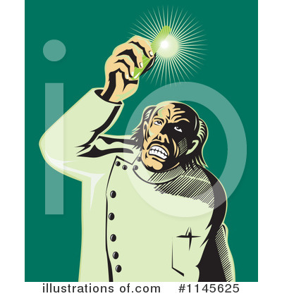 Royalty-Free (RF) Scientist Clipart Illustration by patrimonio - Stock Sample #1145625