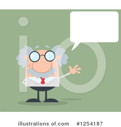 Royalty-Free (RF) Scientist Clipart Illustration by Hit Toon - Stock Sample #1254187