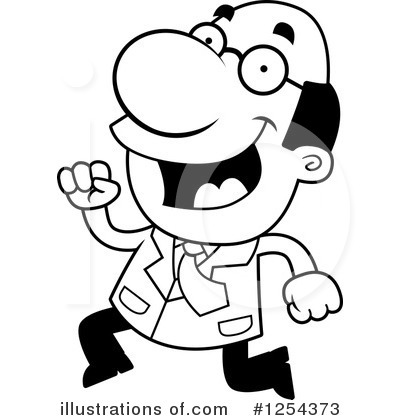 Royalty-Free (RF) Scientist Clipart Illustration by Cory Thoman - Stock Sample #1254373