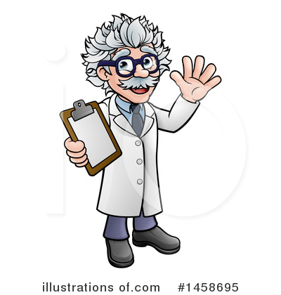 Royalty-Free (RF) Scientist Clipart Illustration by AtStockIllustration - Stock Sample #1458695