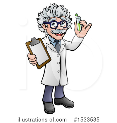 Royalty-Free (RF) Scientist Clipart Illustration by AtStockIllustration - Stock Sample #1533535
