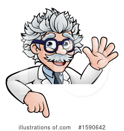 Royalty-Free (RF) Scientist Clipart Illustration by AtStockIllustration - Stock Sample #1590642