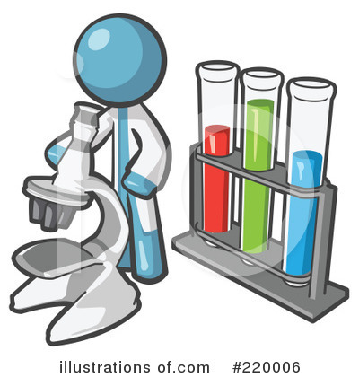 Royalty-Free (RF) Scientist Clipart Illustration by Leo Blanchette - Stock Sample #220006