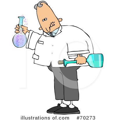 Royalty-Free (RF) Scientist Clipart Illustration by djart - Stock Sample #70273