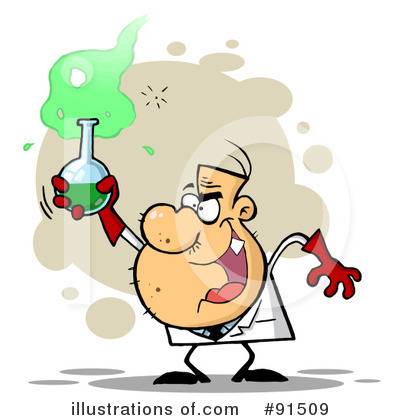 Royalty-Free (RF) Scientist Clipart Illustration by Hit Toon - Stock Sample #91509
