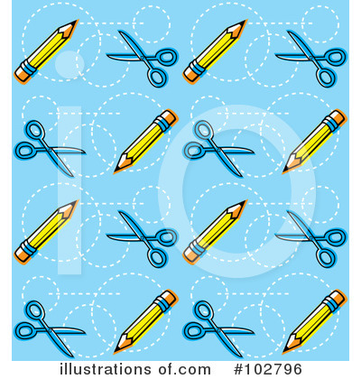 Royalty-Free (RF) Scissors Clipart Illustration by Cory Thoman - Stock Sample #102796