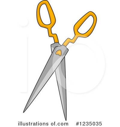 Royalty-Free (RF) Scissors Clipart Illustration by BNP Design Studio - Stock Sample #1235035