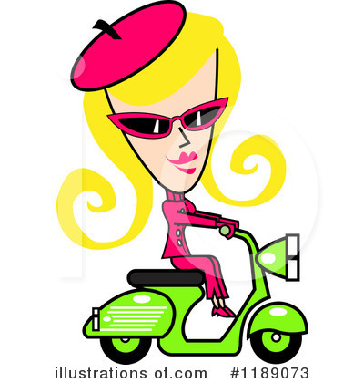 Bike Clipart #1189073 by Andy Nortnik
