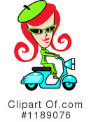 Scooter Clipart #1189076 by Andy Nortnik